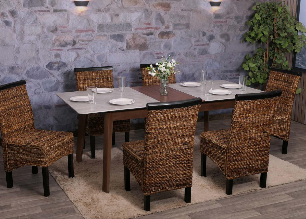 ESSZIMMERSTUHL Braun 2er-Set - Dunkelbraun/Braun, Holz (47/93/43cm) - MCW