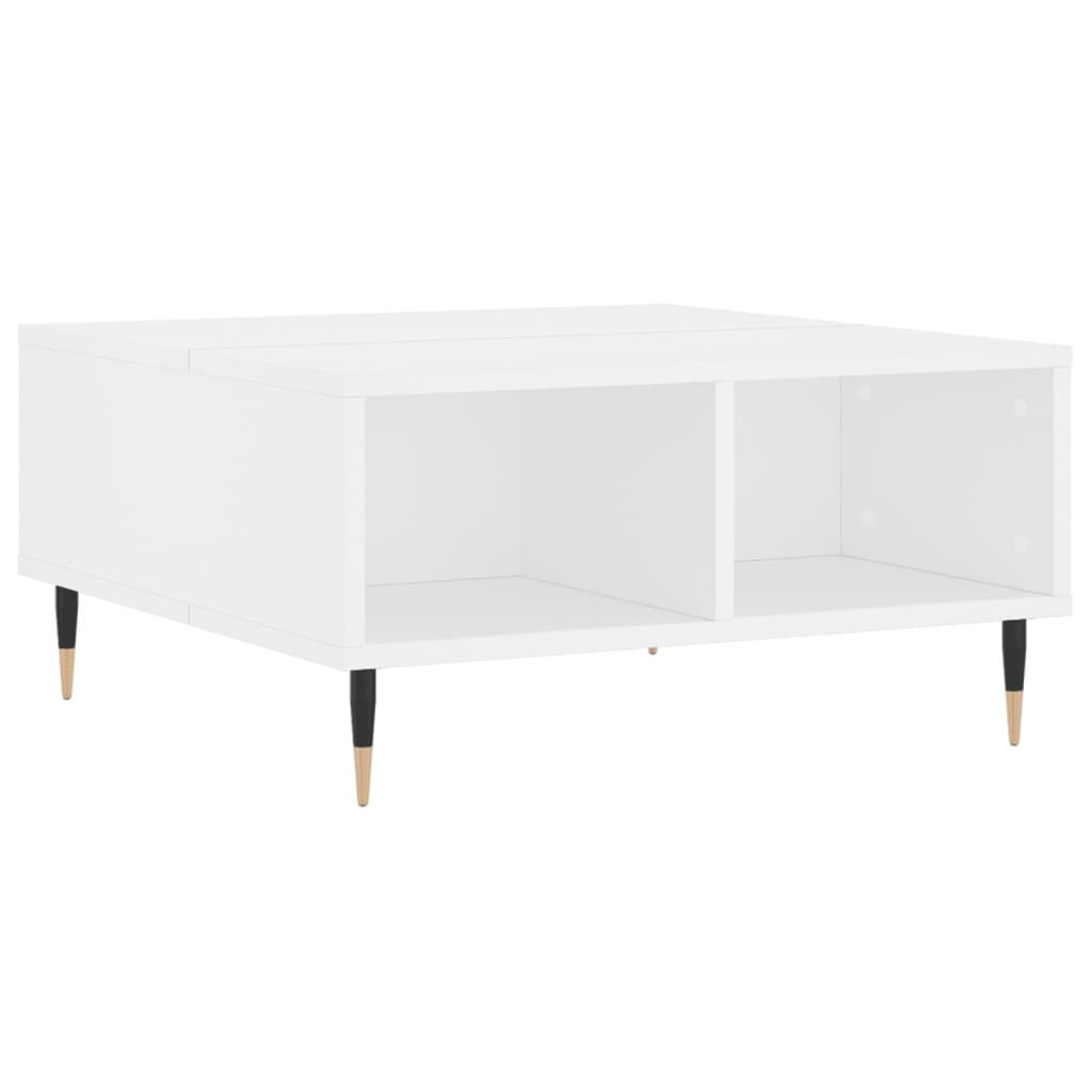 COUCHTISCH Weiß 60x60x30 cm Holzwerkstoff - Weiß, Holzwerkstoff (60/60/30cm) - furnicato