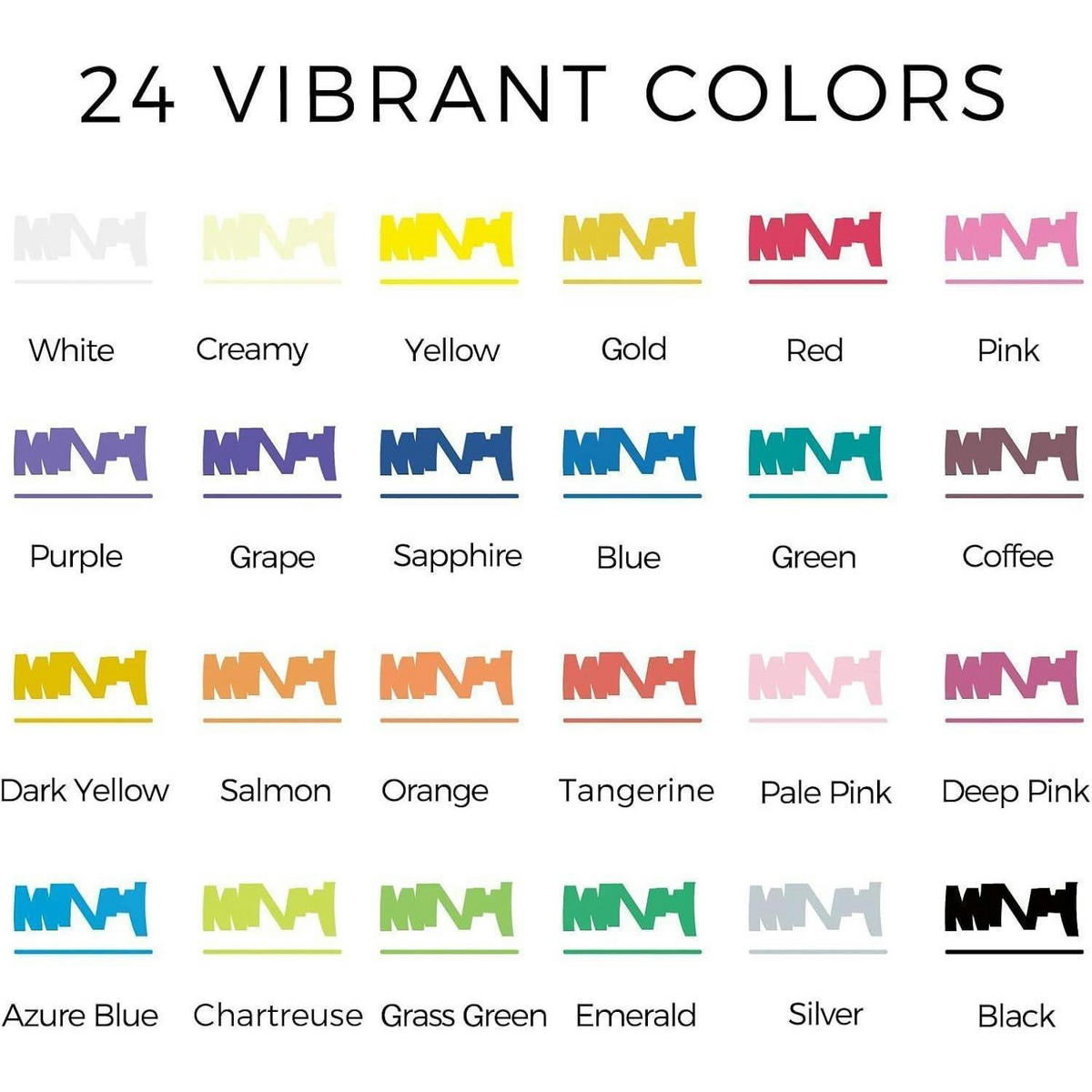 MARKER-SET 24 Farben Dual Tip - Multicolor, Kunststoff (16.9/1.5/29.5cm)