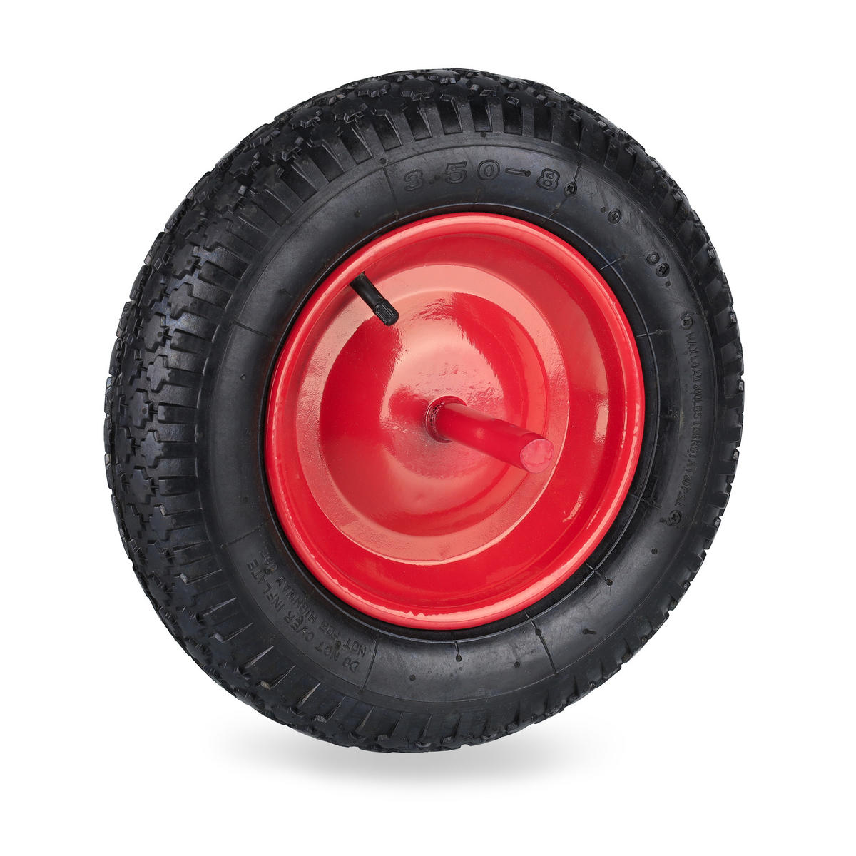 SCHUBKARRENRAD - Multicolor, Kunststoff/Metall (36/36/24cm) - Relaxdays