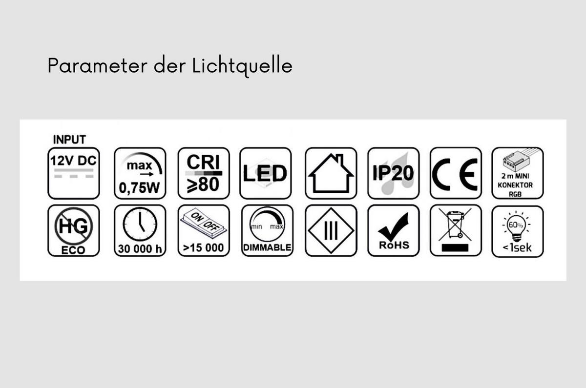 SIDEBOARD Lilka, Glastür, Beleuchtung, Schwarz-Rot, 138 cm - Schwarz, Holzwerkstoff/Metall (138.3/93/38cm) - Skandica