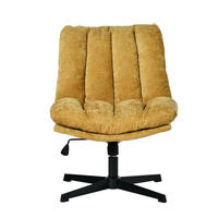 GEPOLSTERTER Drehstuhl Gelb - Gelb, Textil (63.5/85/73.5cm) - Meubles Cosy