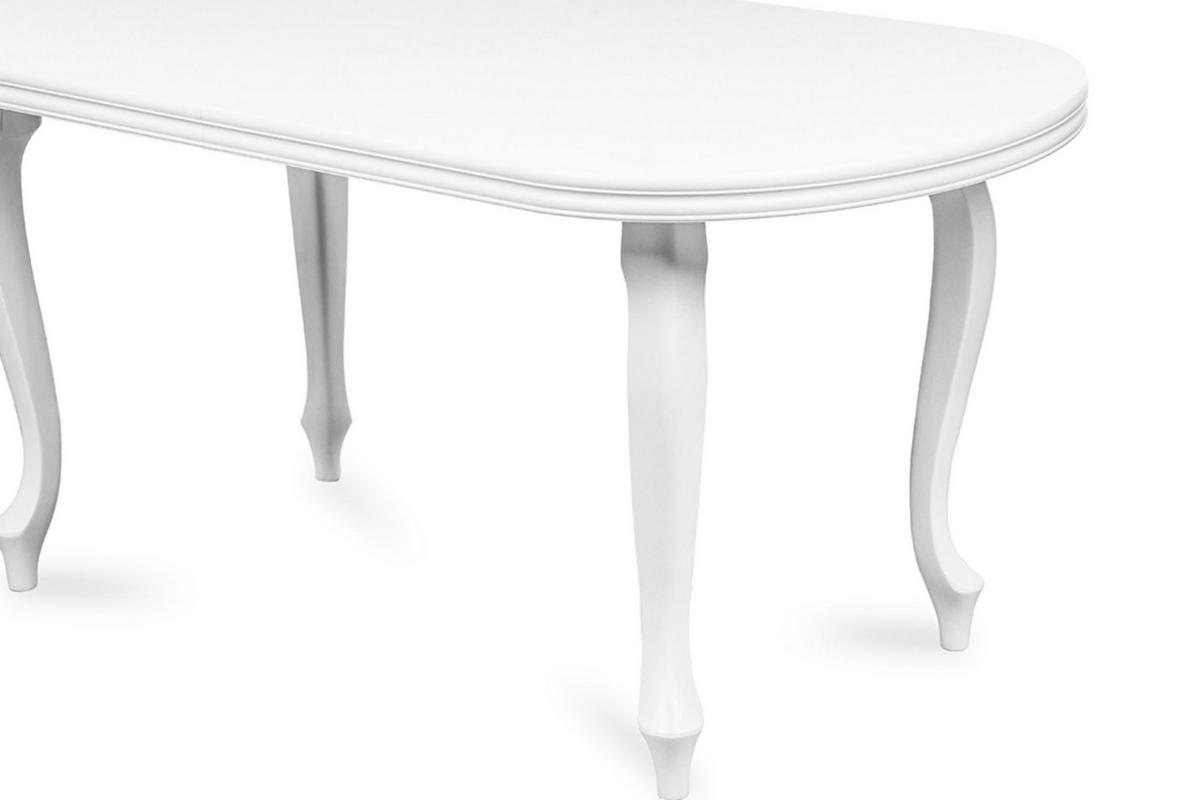 ESSTISCH ALTIS ausziehbar bis 300cm, Weiß - Weiß, Holz (100/200/77cm) - KONSIMO®