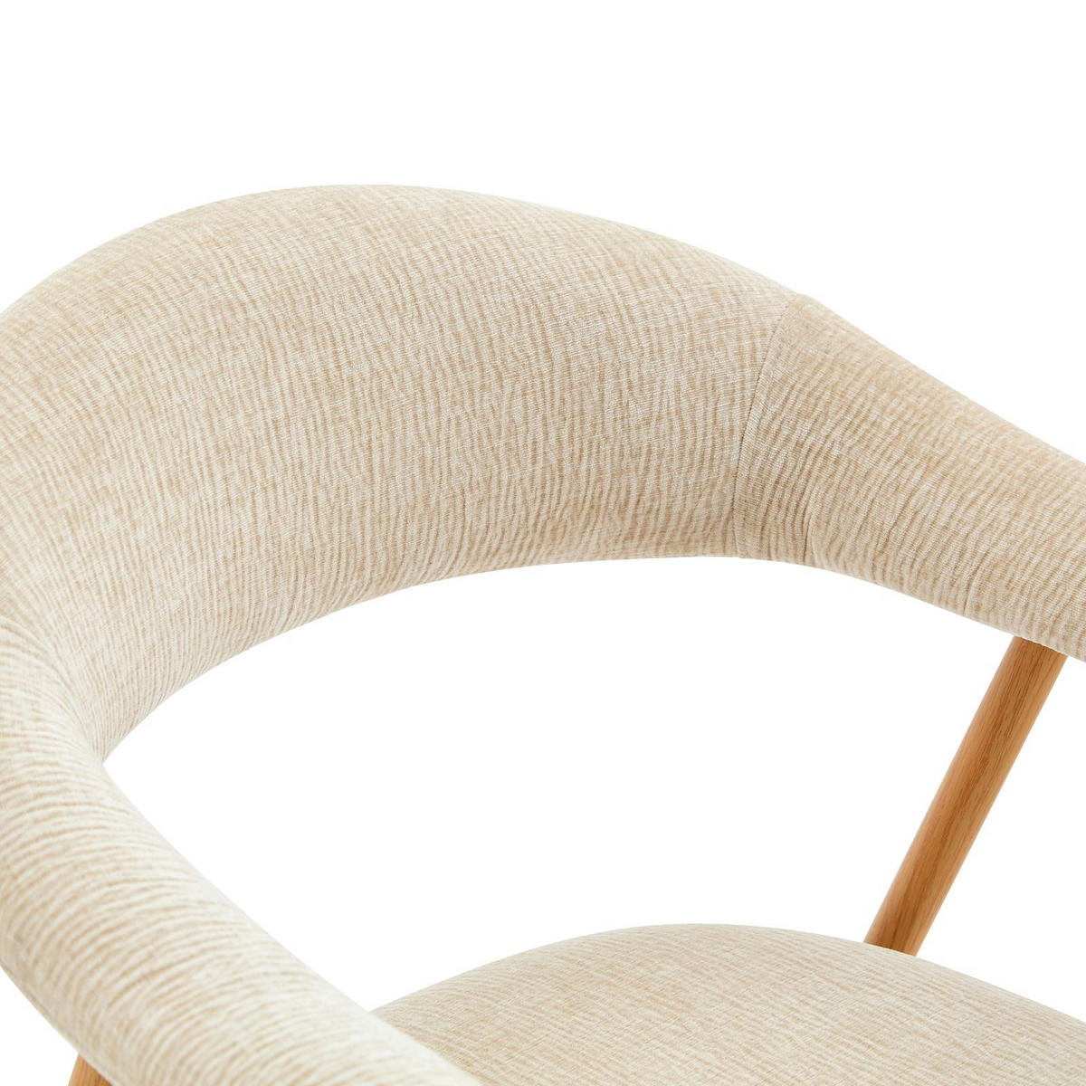 ESSZIMMERSTÜHLE ARLO 2er-Set cremeweiß - Creme, Textil (49/79/50cm) - IDIMEX