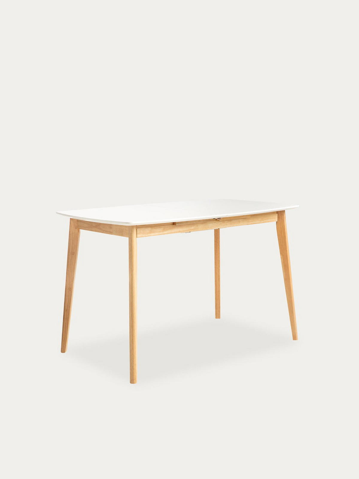 ESSTISCH Thana Natur - Weiß 75 x 120 - Braun, Holzwerkstoff (120/75/75cm) - Kenay Home