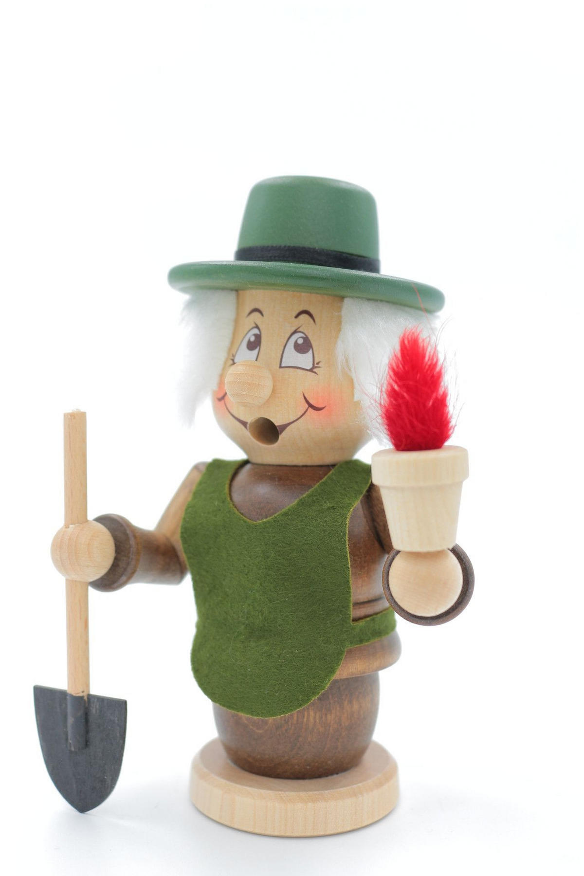 RAUCHFIGUR Wichtel Gärtner 15cm - Multicolor, Holz (9/15/0.1cm)