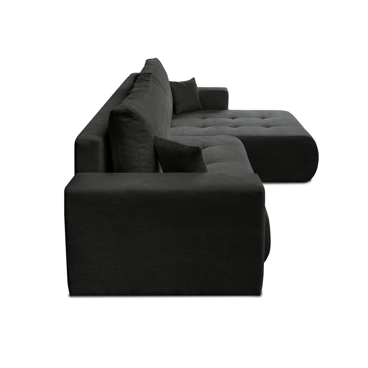 ECKSOFA CLOUD II XL mit Schlaffunktion Vibe 98 - Grau, Textil (280/152cm) - Lookway