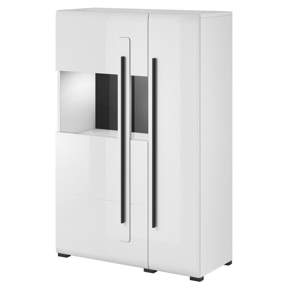 Lomado Highboard Weiß 90x136x39 cm