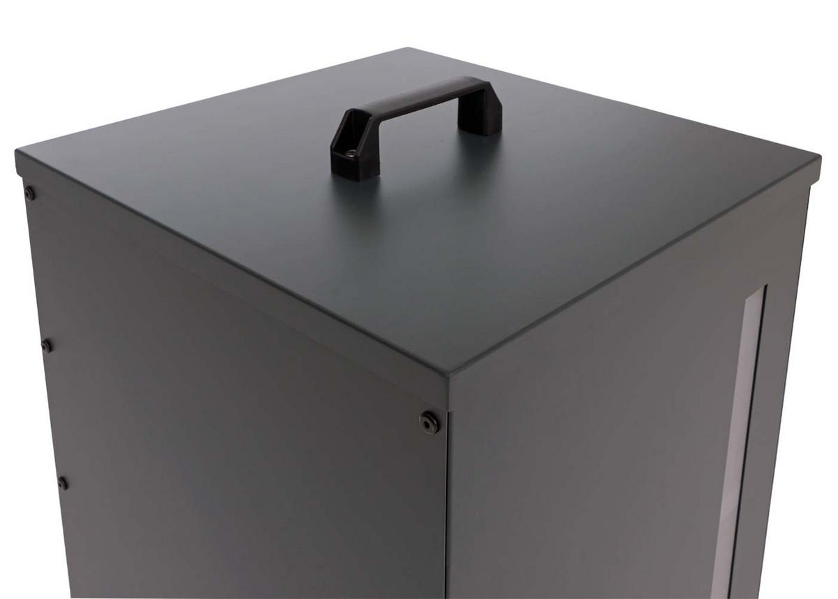 PELLETBEHÄLTER FÜLLSTANDSANZEIGE Anthrazit - Anthrazit, Metall (36/36cm) - MCW