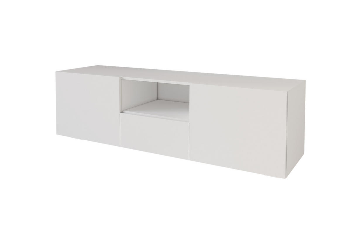 LOWBOARD ELIO-W 140x40x41 cm - Weiß - Weiß, Holzwerkstoff (140/40/41cm) - ALTDECOR