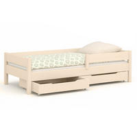 KINDERBETT Mix 200x90 naturweiß mit Schubladen - Weiß, Holzwerkstoff (90/200cm) - LUKDOM