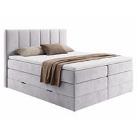BOXSPRINGBETT Star Max - 140x200 - grau (Paros 05) - Schwarz/Grau, Holz/Holzwerkstoff (140/200cm) - Sofnet