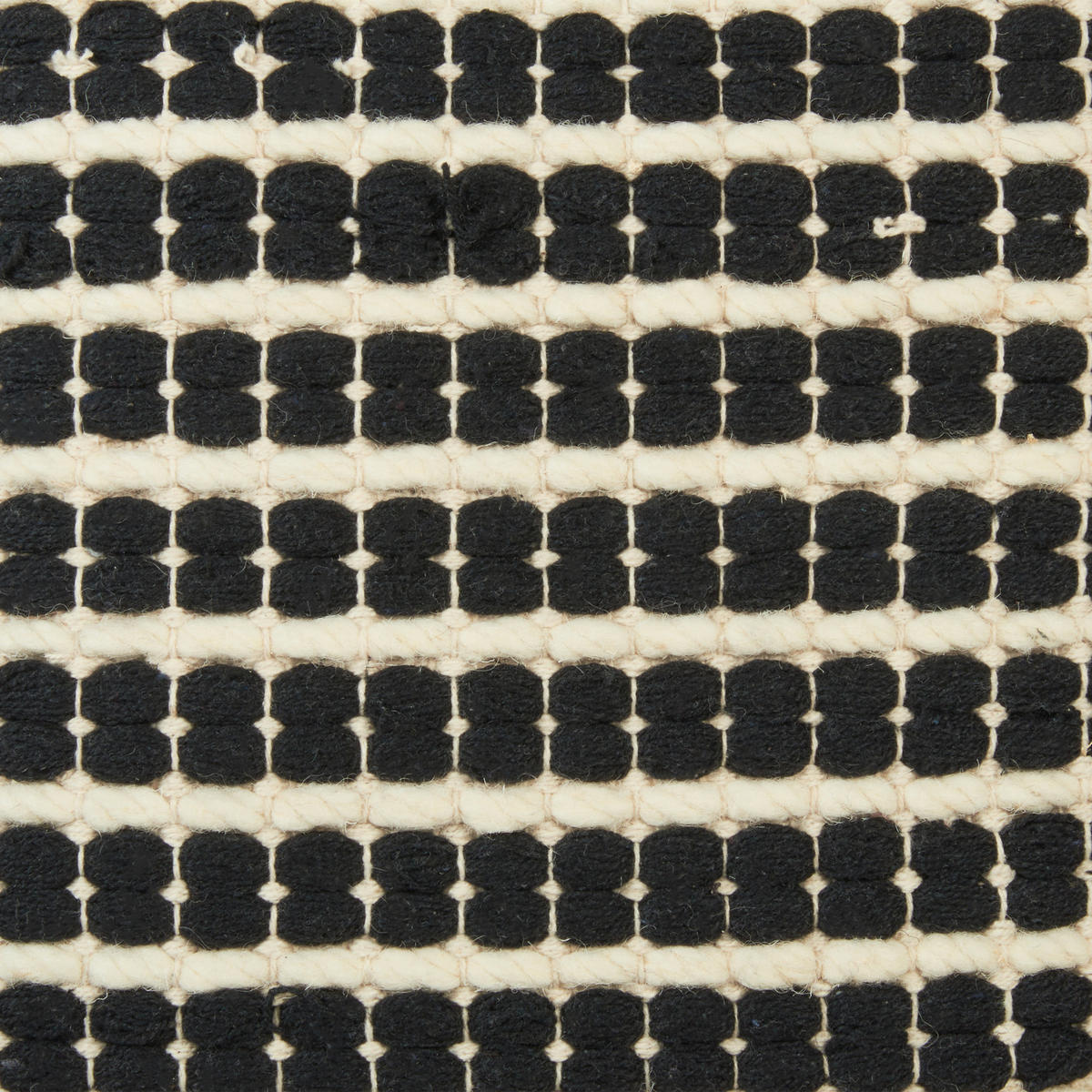 DEKOKISSEN 2er-Set Creme 45/45 cm Yoncali - Creme, Naturmaterialien/Textil (45/45cm) - Beliani