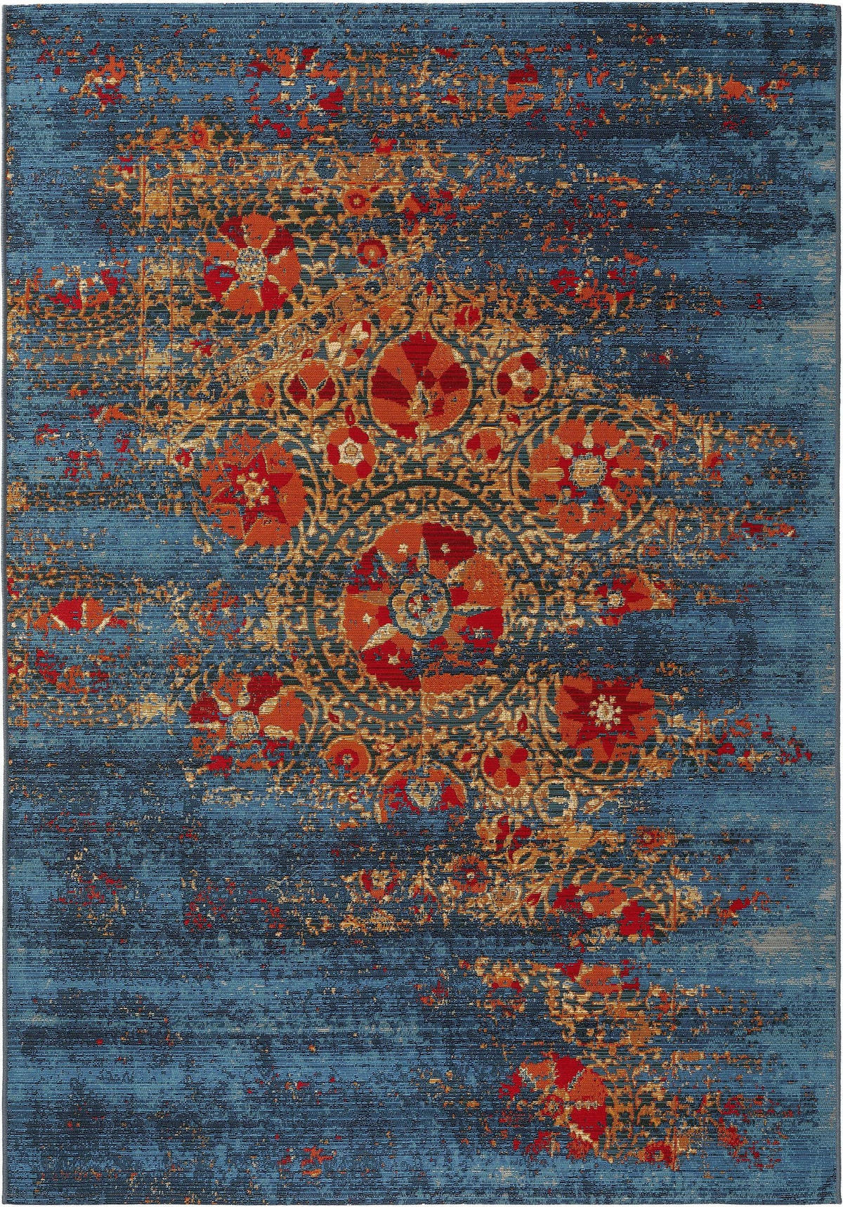 OUTDOORTEPPICH Artis Multicolor/Blau 160x235 cm - Multicolor, Textil (160/235cm) - benuta Nest