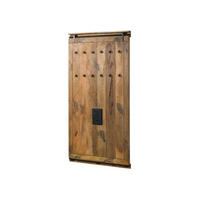 WANDGARDEROBE Mango 100x8x190 natur lackiert RAILWAY #1008 - Naturfarben, Holz (100/190/8cm) - Massivmoebel24