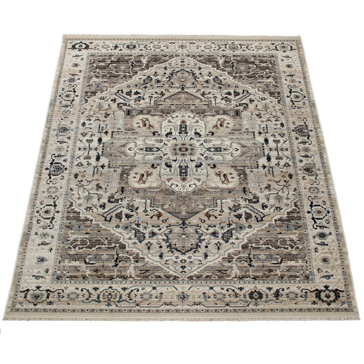 KURZFLORTEPPICH 120/170 cm Sena 460 - Creme, Textil (120/170cm) - Paco Home