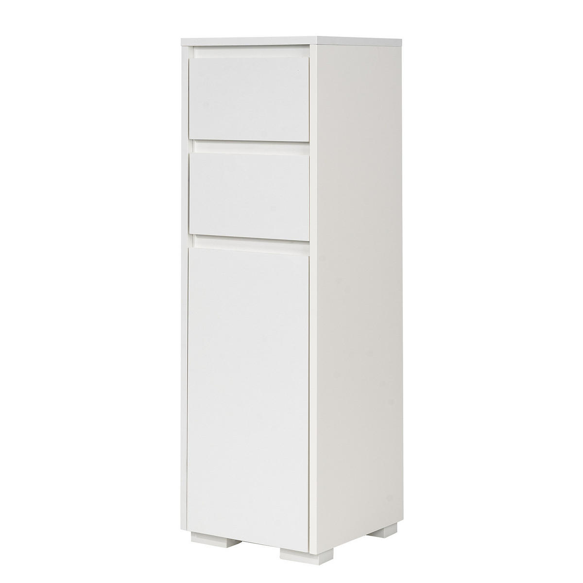 UNTERSCHRANK - Weiß - Weiß, Holzwerkstoff (30/96/30cm) - home24