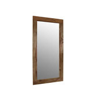 SPIEGEL Sheesham 145x3x70 grau geölt NATURE GREY #706 - Grau, Holz (145/70/3cm) - Massivmoebel24
