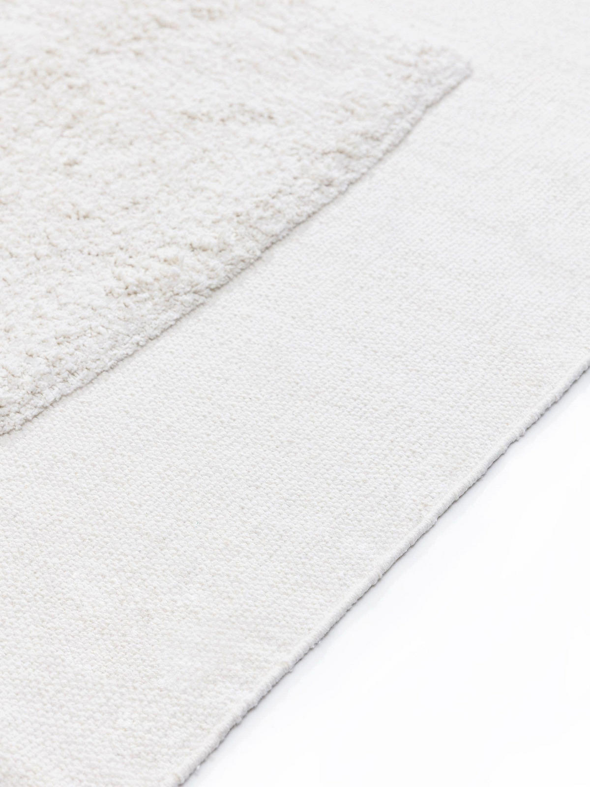 BAUMWOLLTEPPICH Isla Cream 160x230 cm - Creme, Textil (160/230cm) - benuta Pop