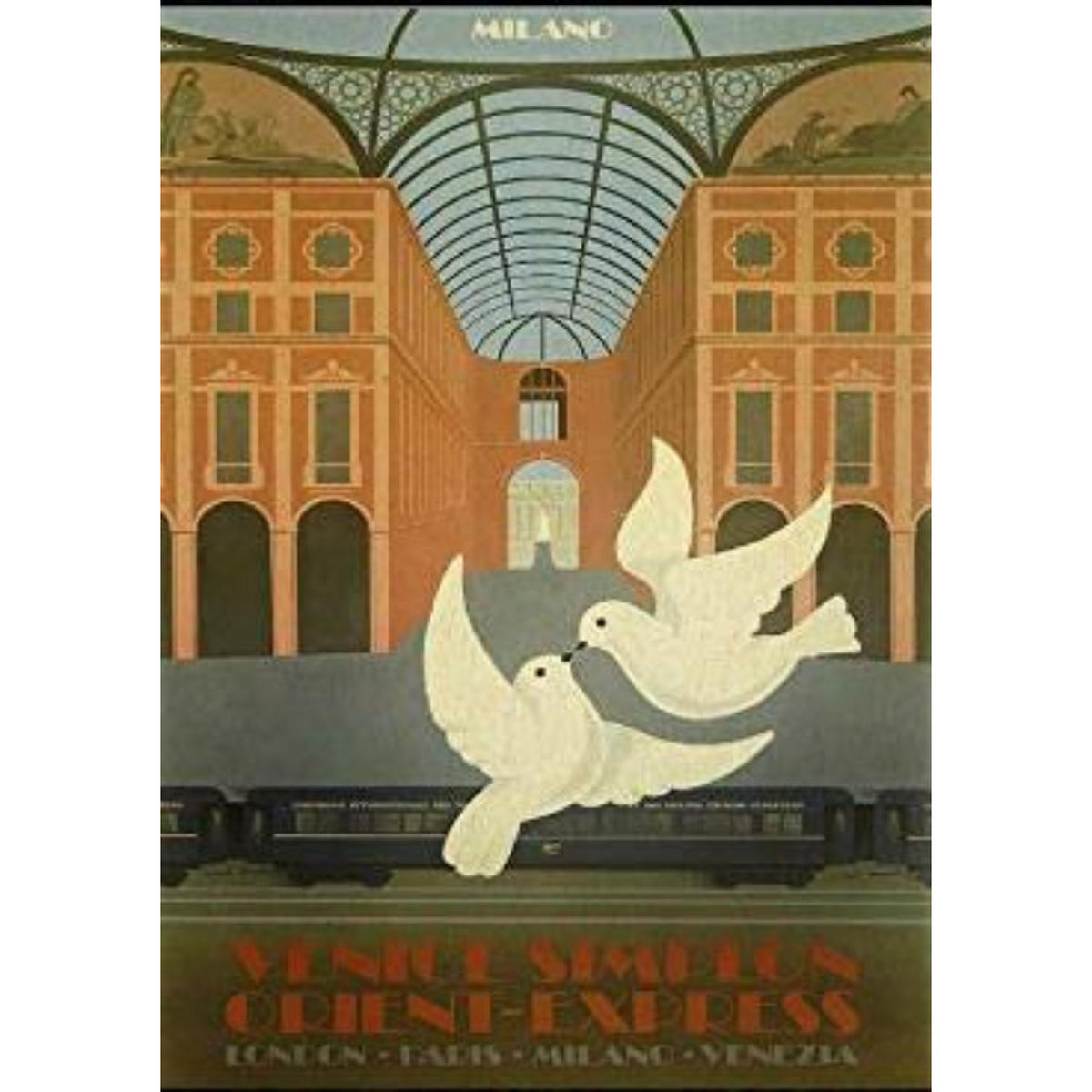 POSTER Frankreich & Italien Städte A4 Rahmenlos - Klar, Papier (29.7/5/21cm) - Nacnic