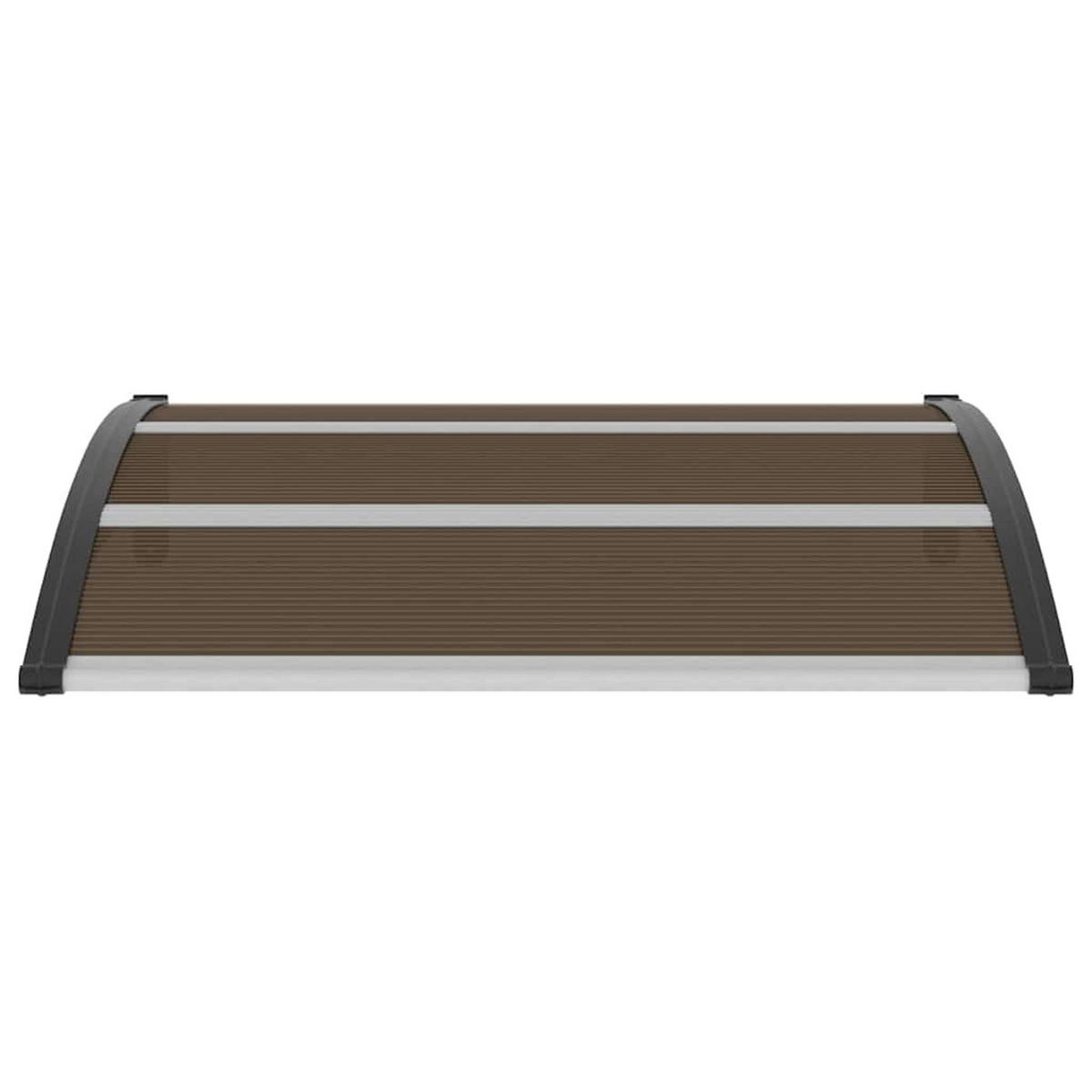 VORDACH Schwarz 120x100 cm PC - Schwarz, Textil (120/25/97cm) - furnicato