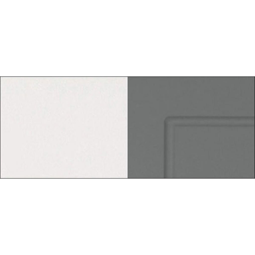 Thumbnail - Feldmann-Wohnen Küchenhängeschrank, Grau, Weiß, Metall, 2 Fächer, Rechteckig, 40x72x32.5 cm, Küchen, Küchenmöbel, Küchen...