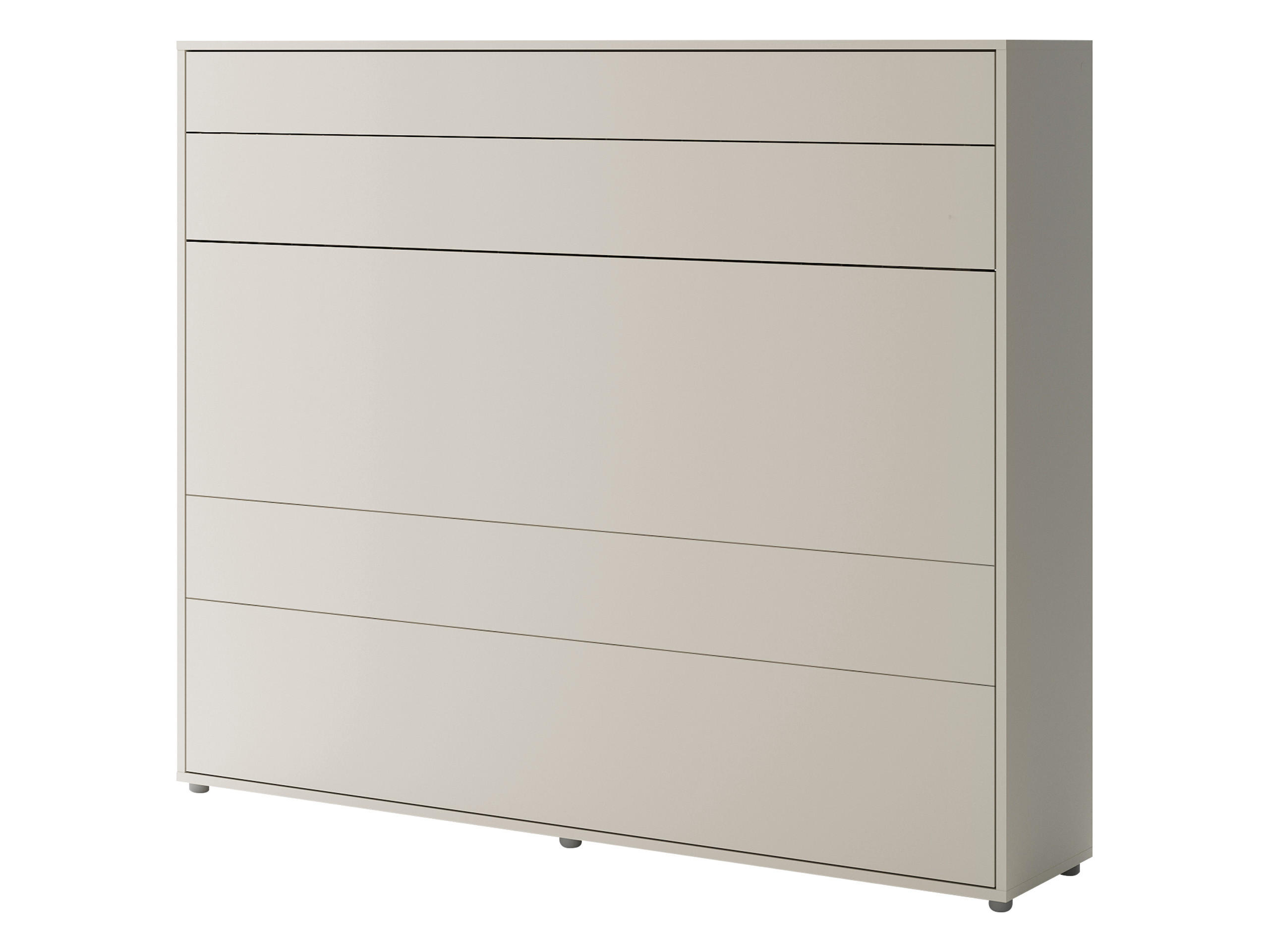 SCHRANKBETT Bed-Concept BC-14 160x200 - Kaschmir/Grau, Holz/Holzwerkstoff (160/200cm) - MIRJAN24