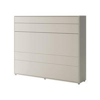 SCHRANKBETT Bed-Concept BC-14 160x200 - Kaschmir/Grau, Holz/Holzwerkstoff (160/200cm) - MIRJAN24