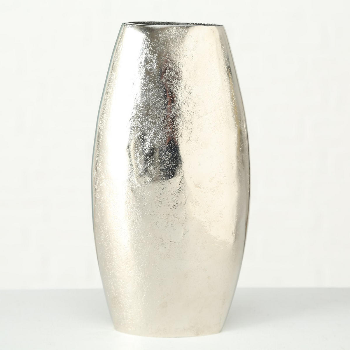 VASE Metall Flaire 22 cm - Silberfarben, Metall (22cm) - Boltze Home