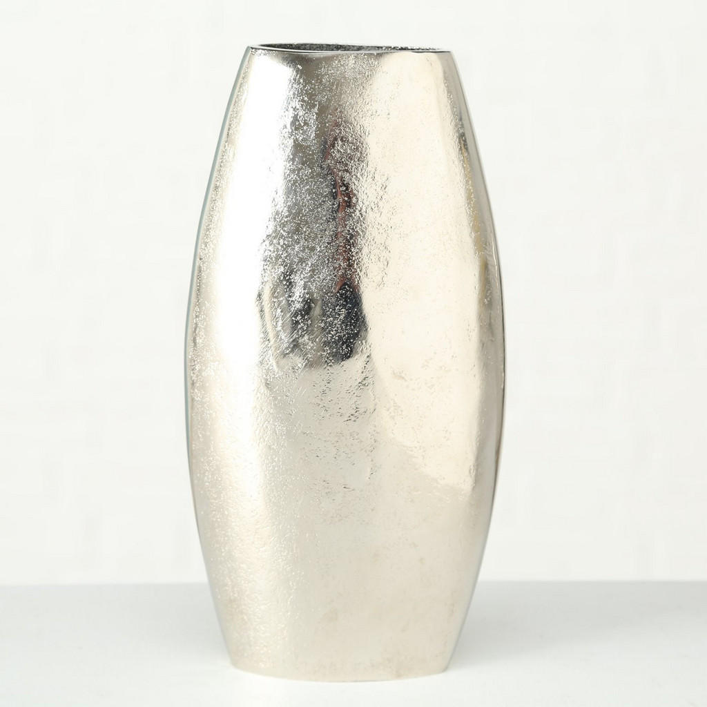Thumbnail - Boltze Home Vase, Silber, Metall, 22 cm, Dekoration, Vasen, Metallvasen
