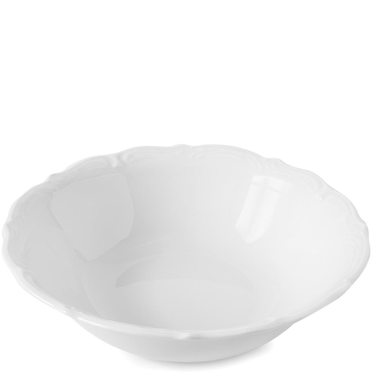 SALATSCHÜSSEL Chodziez MARIA TERESA 6-tlg - Weiß, Keramik (15cm) - KONSIMO®