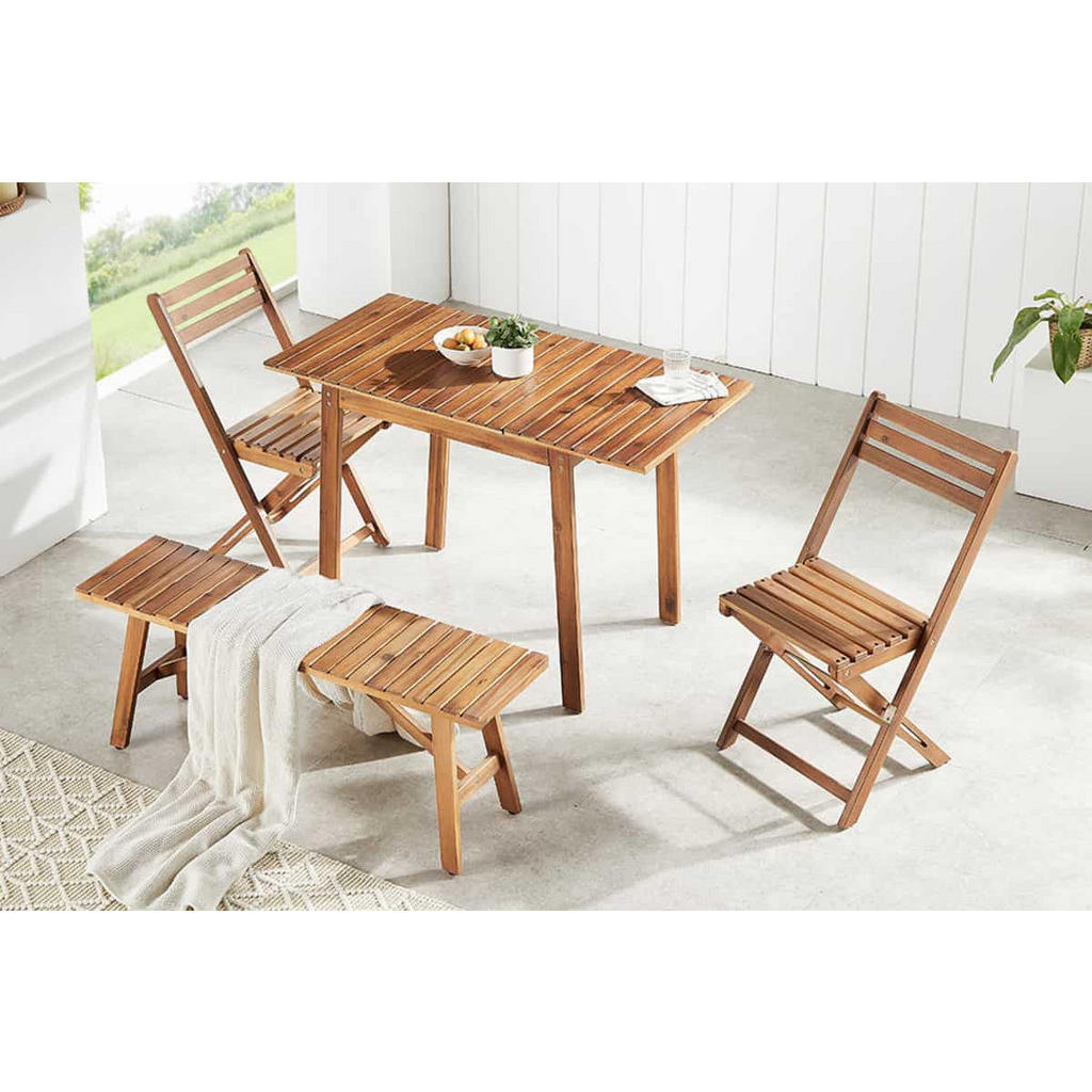 Thumbnail - riess-ambiente Balkonstuhl, Braun, Holz, Holz, 52x80x42 cm, Gartenmöbel, Gartenstühle, Gartenstühle