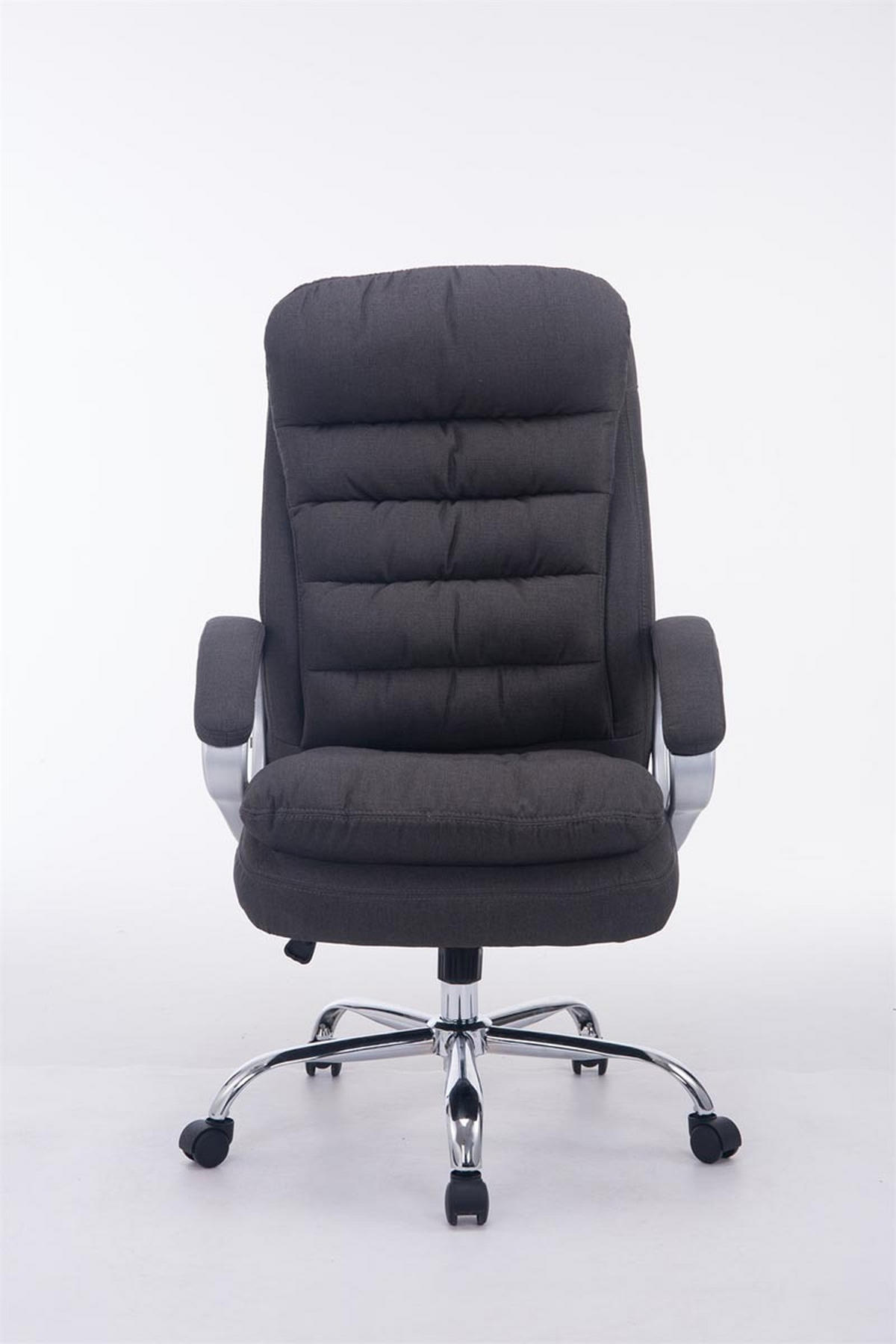 BÜROSTUHL BIG Vancom, Stoff Dunkelgrau - Dunkelgrau, Textil/Metall (77/122/77cm) - TPFLiving