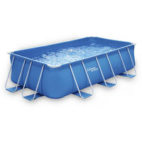 AUFSTELLBECKEN Blau - Blau, Kunststoff (265/100/447cm) - Habitat Garten