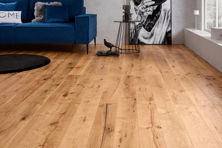 Parkettboden Eichefarben