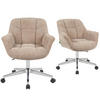 BÜROSTUHL Mika-Nio - Chromfarben/Beige, Textil/Metall (65/78/66cm) - DUBI Möbel