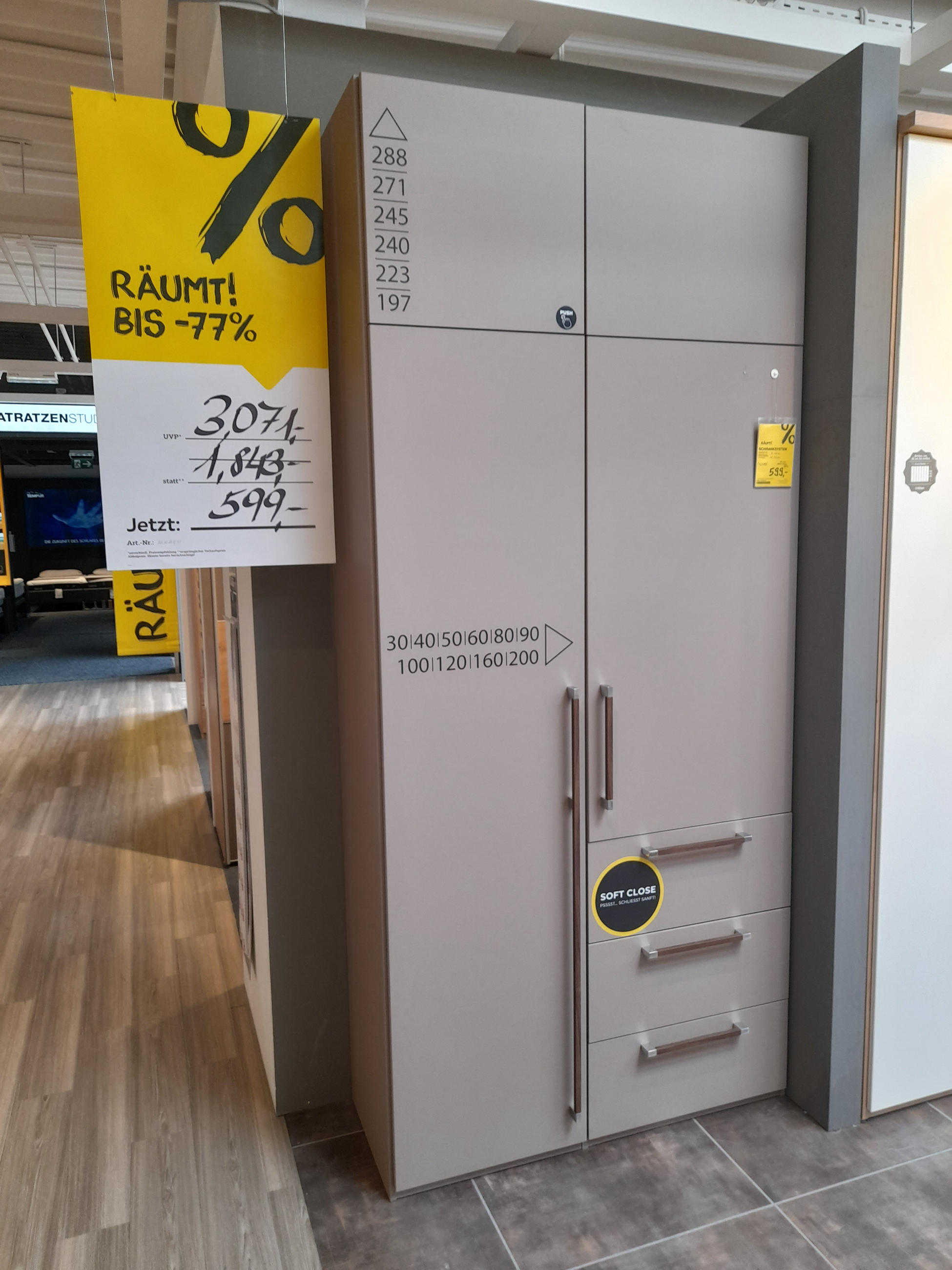 Kleiderschrank MEgaplan 100 - Novel