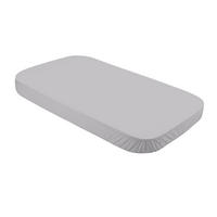 CEARȘAF cu elastic pentru bebe 7in1 - gri, material textil (73/124cm) - waldin