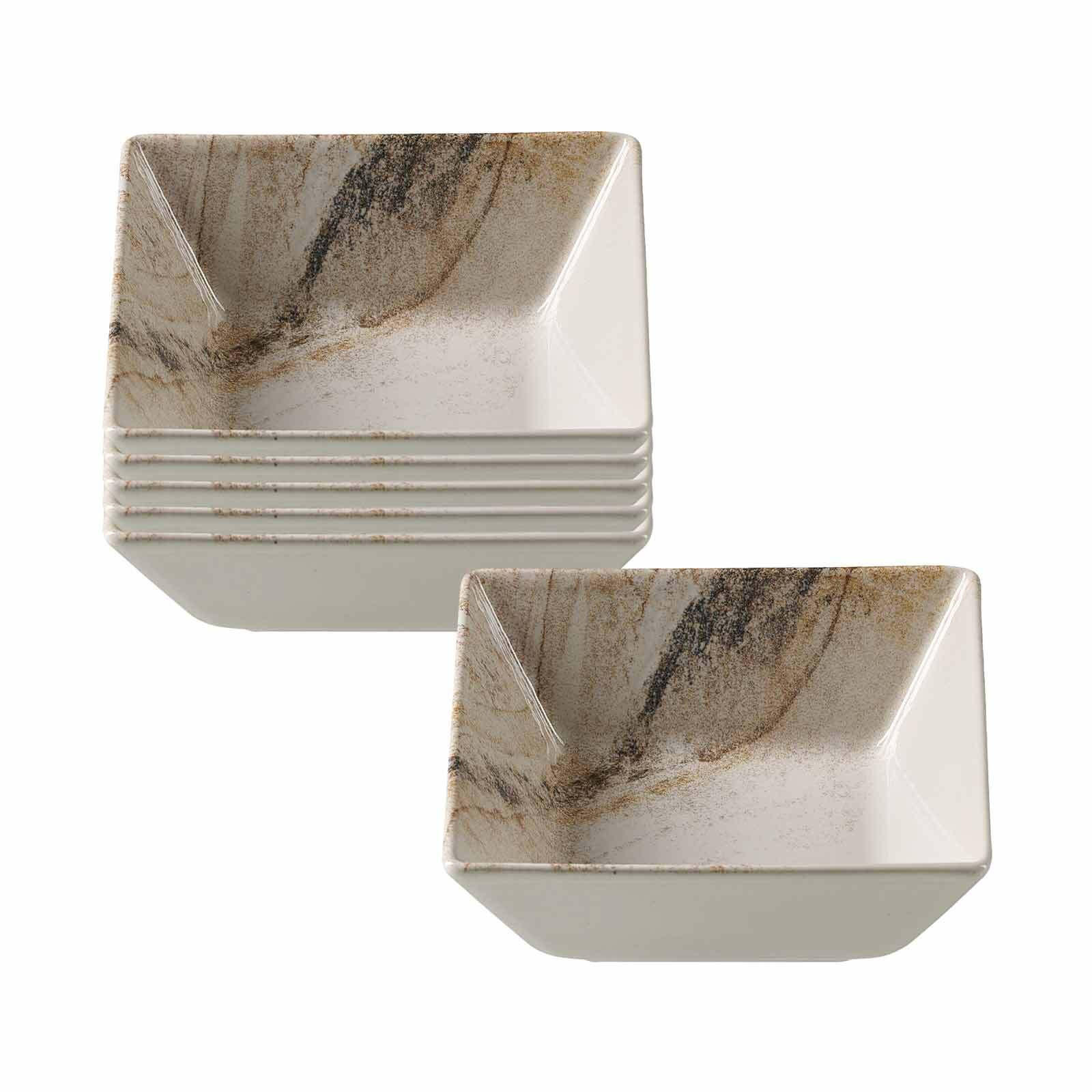 SCHALEN Arezzo braun 13 x 13 cm 6er Set - Braun, Keramik (13cm) - Ritzenhoff Breker