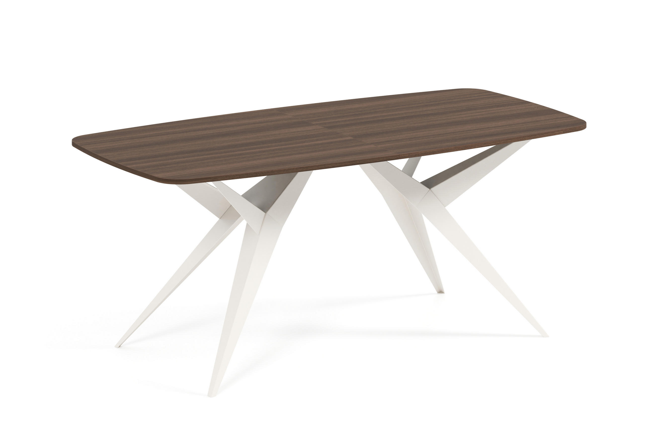 ESSTISCH AXIS - Kaschmir/Beige, Holzwerkstoff/Metall (90/180/76cm) - Meblini