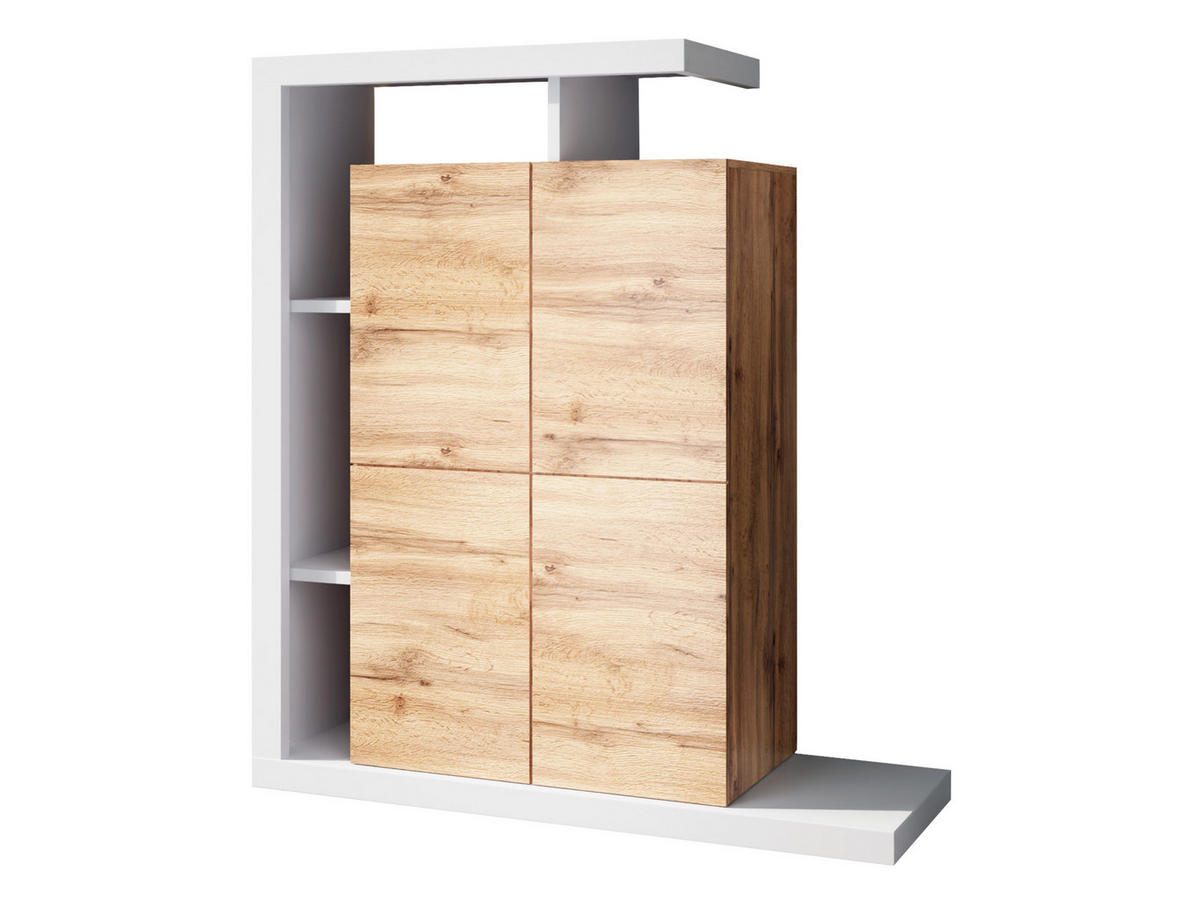 TÜRKOMMODE Tuskana - Naturfarben, Holzwerkstoff (129/151/40cm) - MIRJAN24