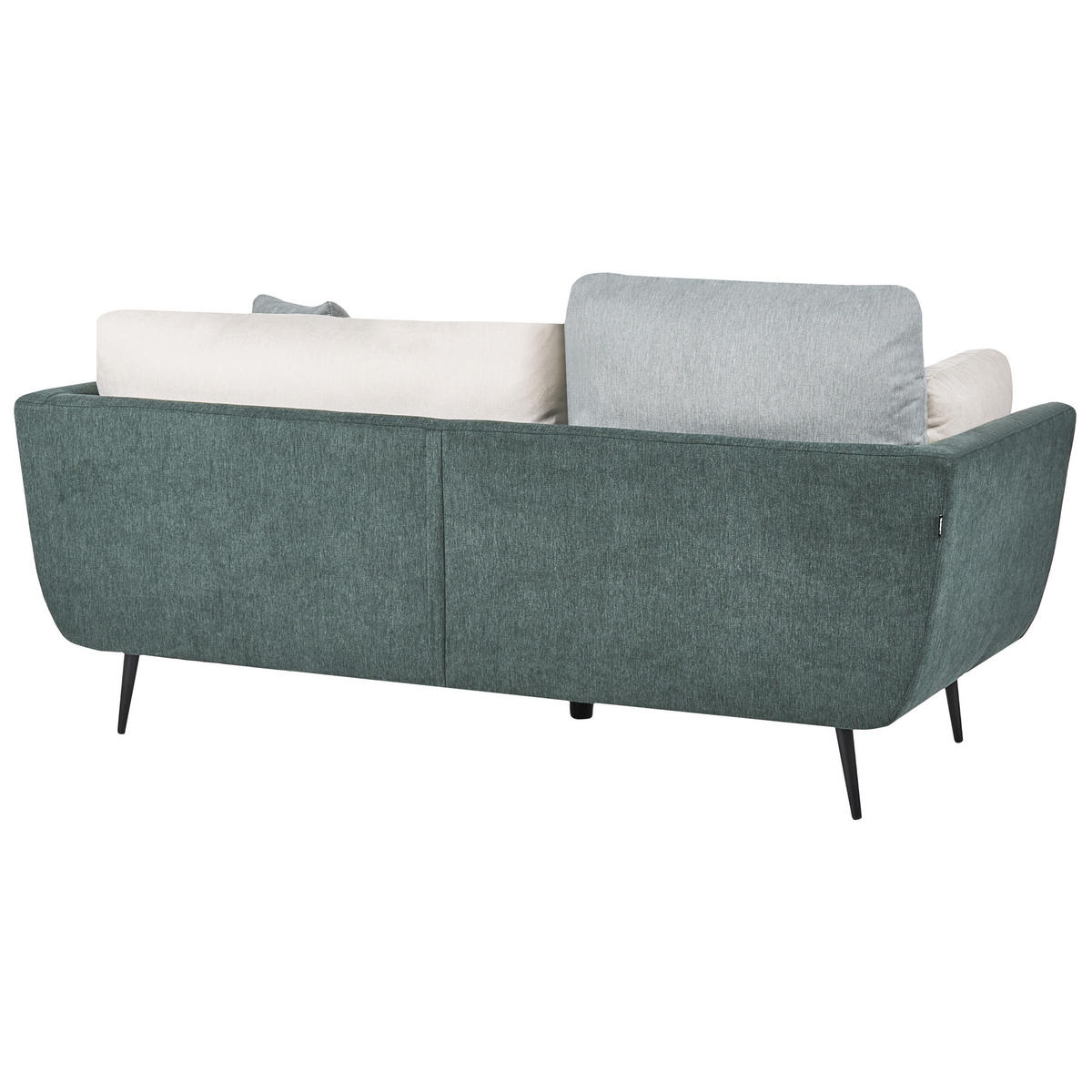 POHOVKA 3-místná Látka Zelená Bolga - zelená barva, textil (185/89/83cm) - Beliani