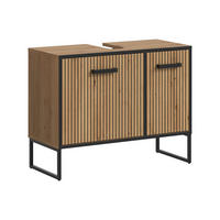 WASCHBECKENUNTERSCHRANK BAGNO (B/H/T: ca. 80/63/36 cm) in Artisan Oak Nachbildung/Artisan Oak Nachbildung - Eiche Artisan, Holzwerkstoff (80/63/36cm)