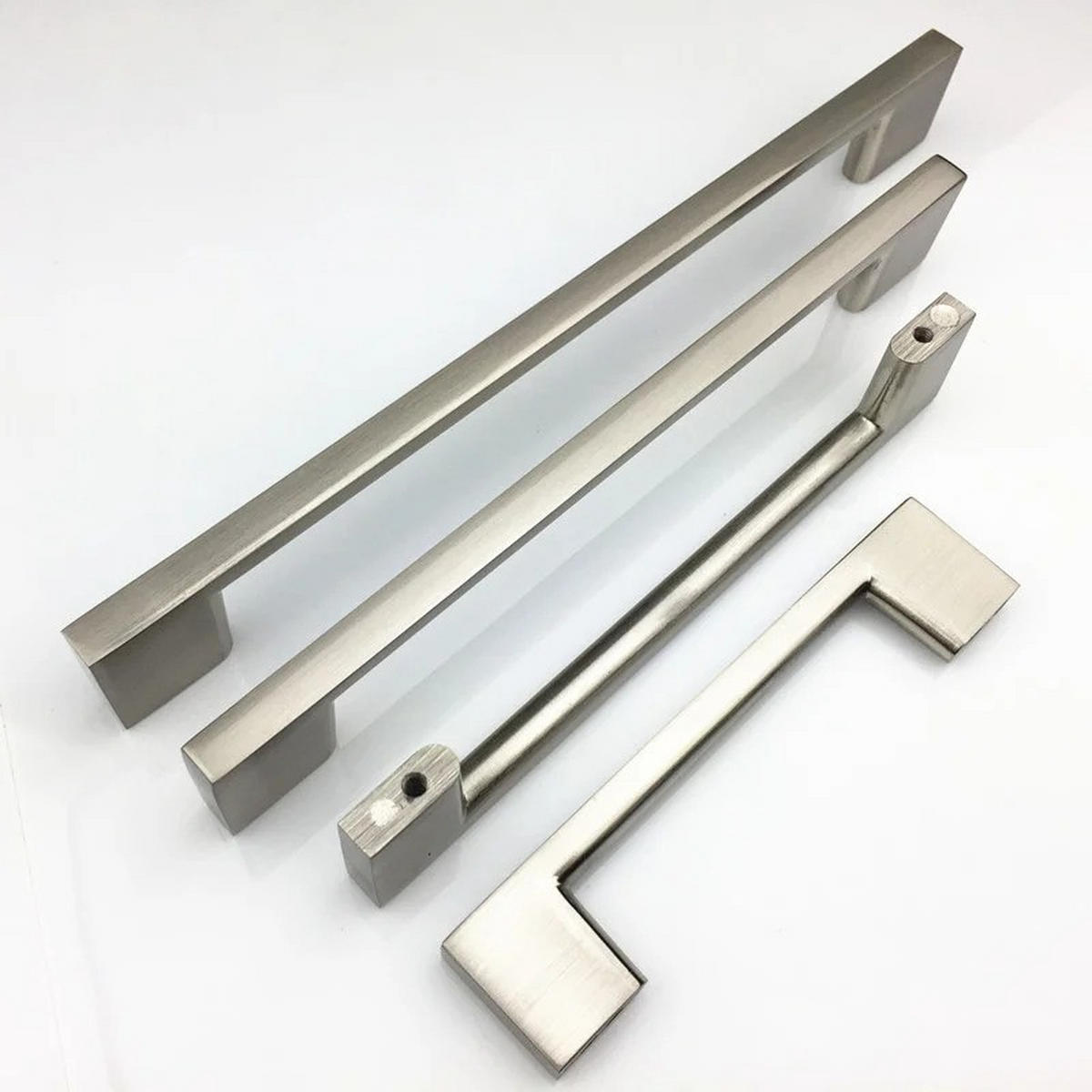 MÖBELGRIFF Silber 10er-Set 128 mm Edelstahl - Silberfarben, Metall (8.5/2.7/15.5cm)