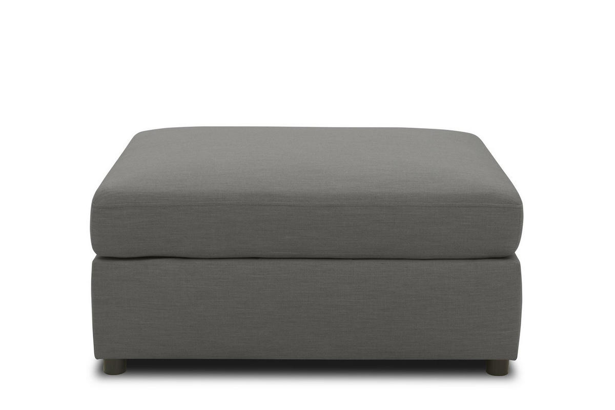 GARTENLOUNGE-HOCKER Bozhana 96x44x78 mit Outdoorbezug in anthrazit - Anthrazit, Kunststoff (96/44/78cm) - 58aufmkessel