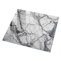 GLASPLATTE 80x60 cm – Marmorstruktur - Beige, Glas (0.4/80/60cm) - ArtPrintCave