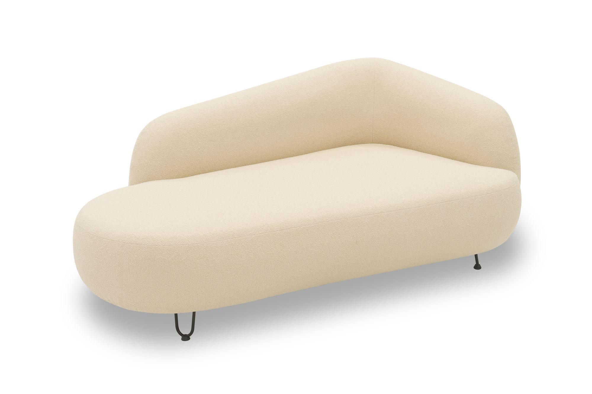 GARTENLOUNGE-SOFA 2-Sitzer Links Bratomila 177x79x105 Bezug in beige - Beige, Kunststoff (105/79/177cm) - 58aufmkessel