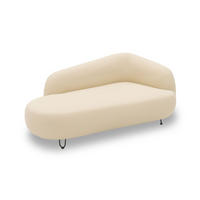 GARTENLOUNGE-SOFA 2-Sitzer Links Bratomila 177x79x105 Bezug in beige - Beige, Kunststoff (105/79/177cm) - 58aufmkessel