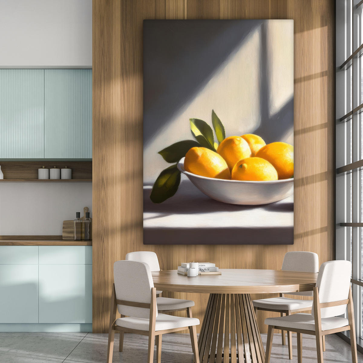 LEINWANDBILD Zitronen - Stilleben - Gelb 90x140 cm - Gelb, Textil (90/140cm) - MuchoWow