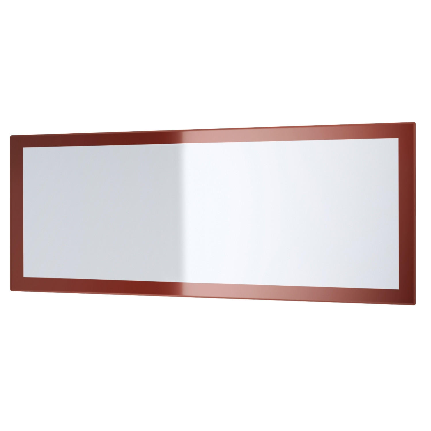 SPIEGEL Lima Bordeaux Hochglanz - Bordeaux, Holzwerkstoff (139/55/2cm) - Vladon